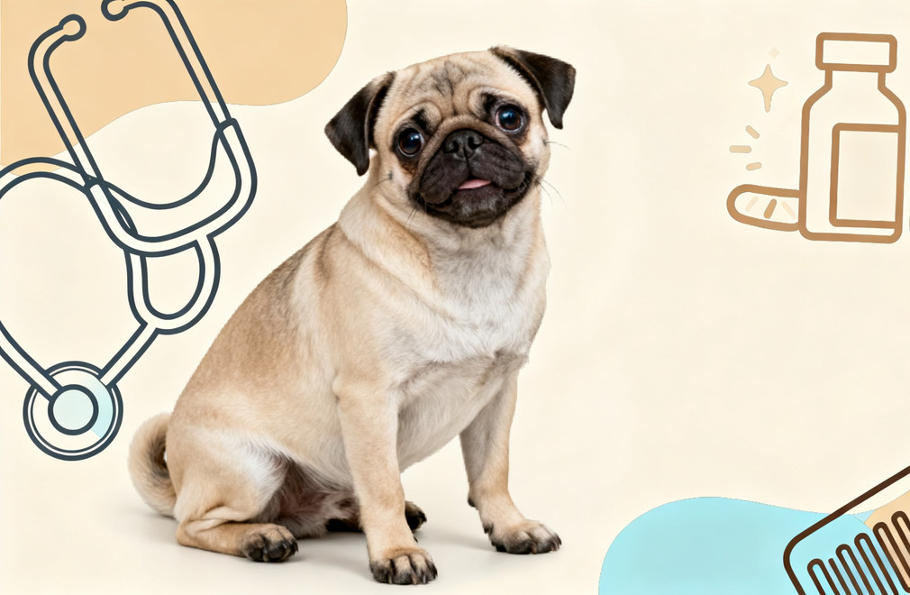 巴哥犬的寿命、常见疾病与健康养护全攻略 巴哥犬,寿命,常见疾病,健康养护