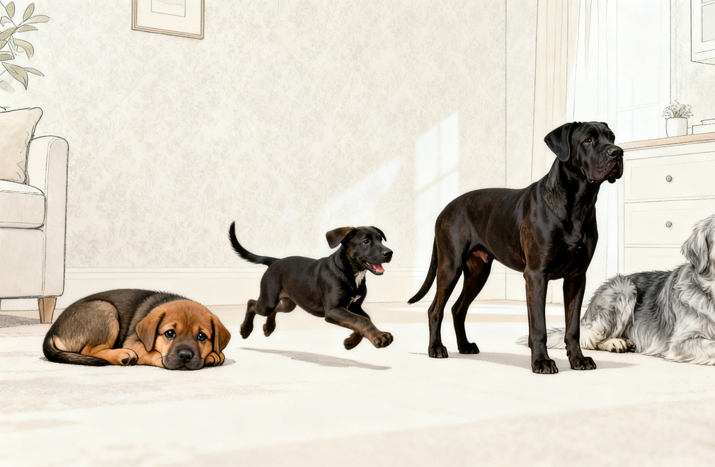 卡斯罗犬的成长轨迹:从幼犬到老年,各阶段变化与照顾重点 卡斯罗犬,成长轨迹,阶段变化,照顾重点