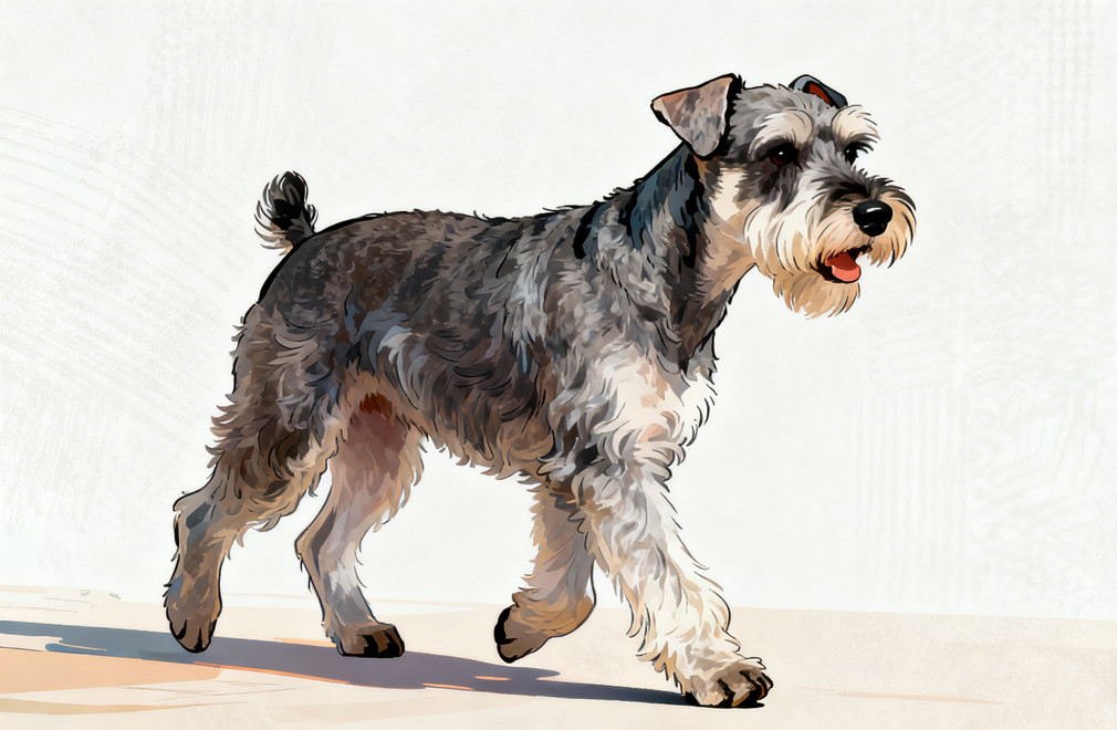 巨型雪纳瑞的成长轨迹:从幼犬到老年,各阶段变化与照顾重点 巨型雪纳瑞,成长轨迹,各阶段变化,照顾重点