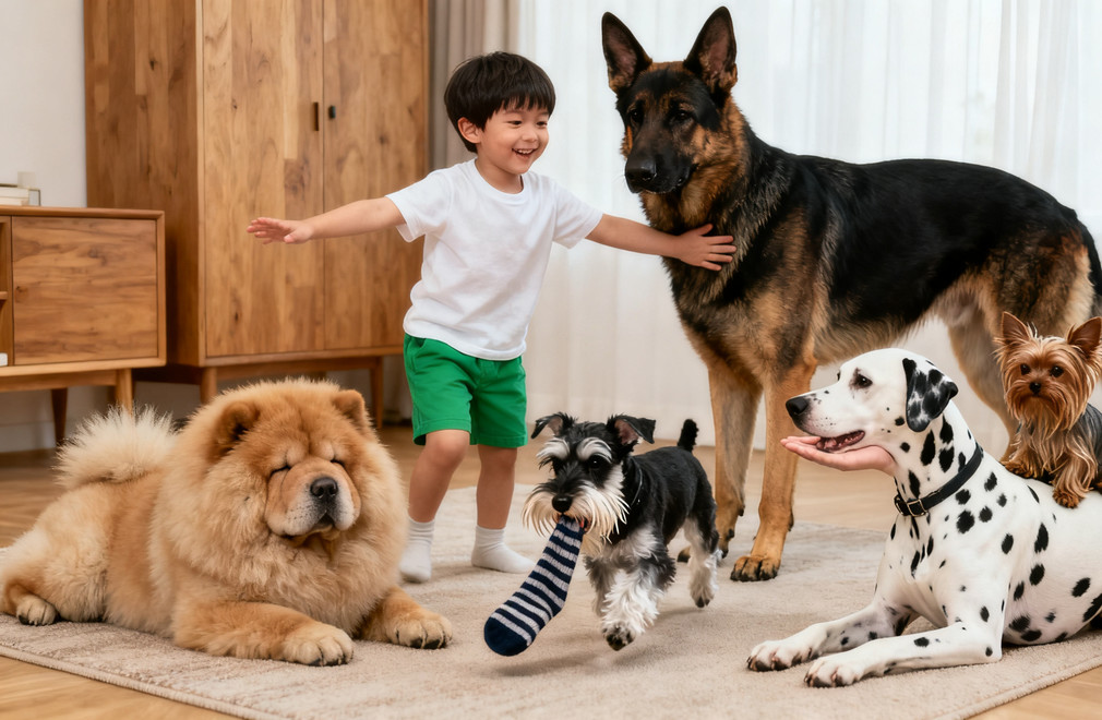 最适合陪伴孩子的家庭犬Top 5,温顺耐心是关键 家庭犬,陪伴孩子,温顺耐心,Top 5