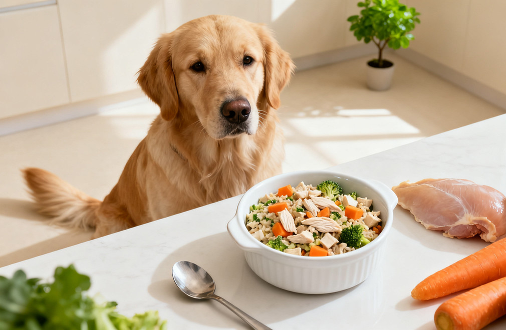 自制狗饭,营养均衡,简易食谱,狗饭入门