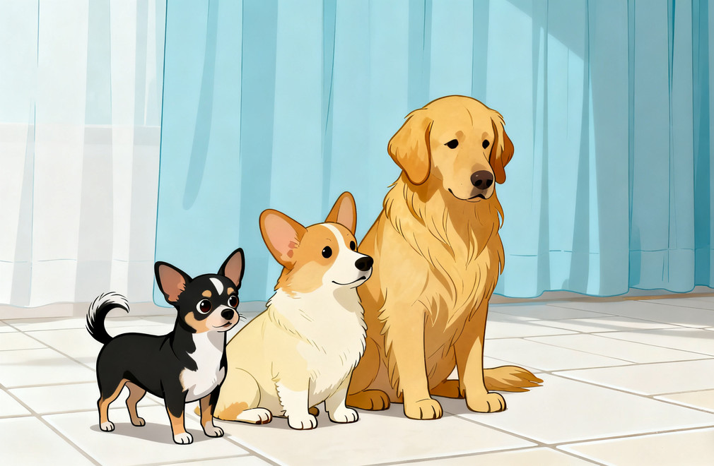 成犬喂养,小型犬喂养,中型犬喂养,大型犬喂养