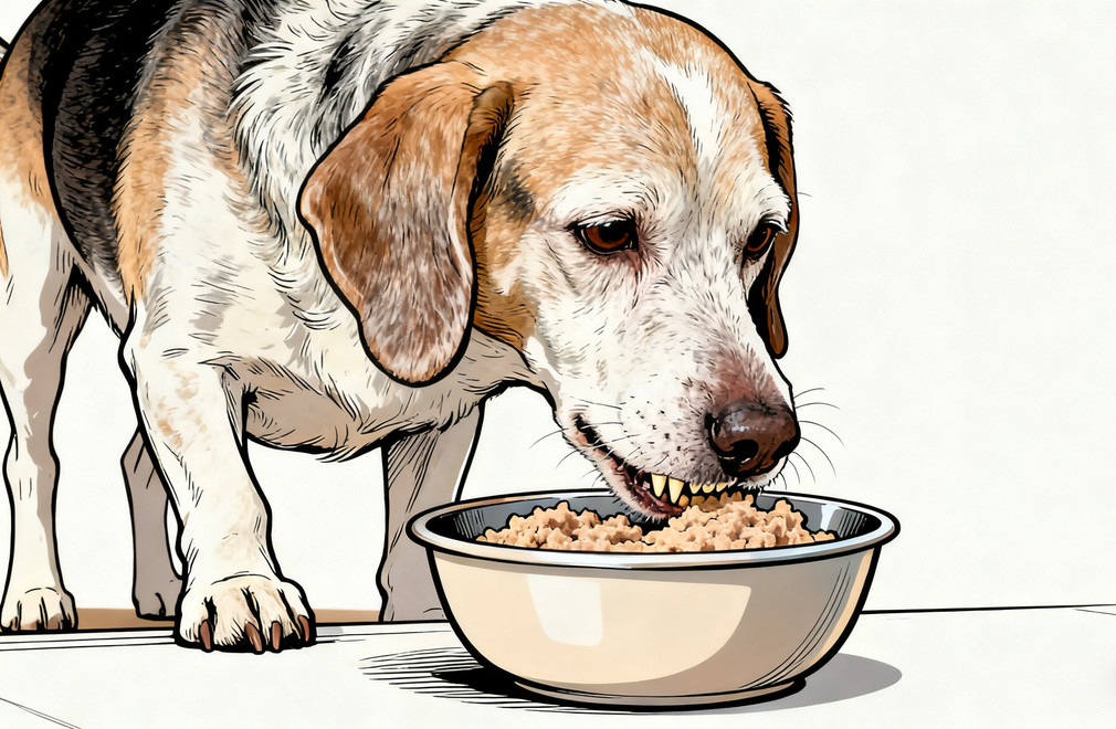 如何照顾牙齿不好的老年犬?软食制备方案 老年犬牙齿护理,软食制备方案,老年犬饮食,犬牙齿健康