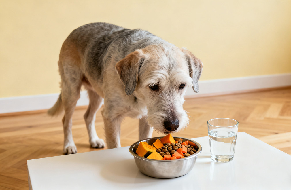老年犬便秘问题如何通过饮食改善? 老年犬,便秘,饮食改善