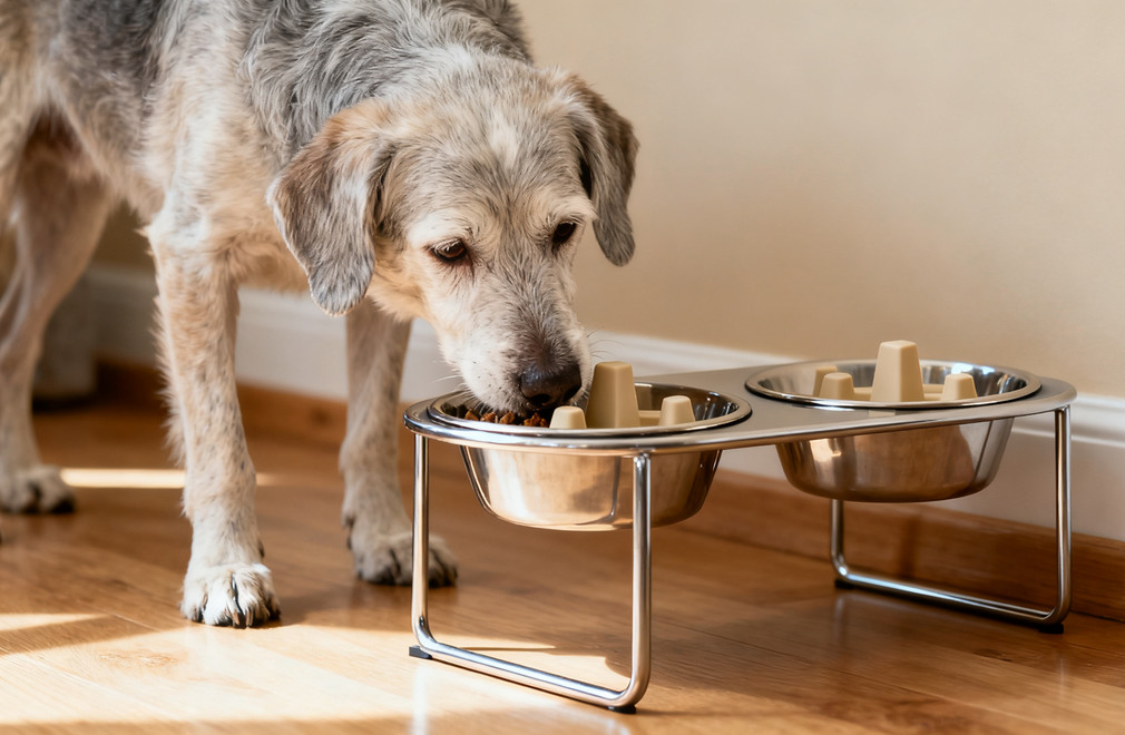 老年犬喂食工具,抬升食盆,慢食盆