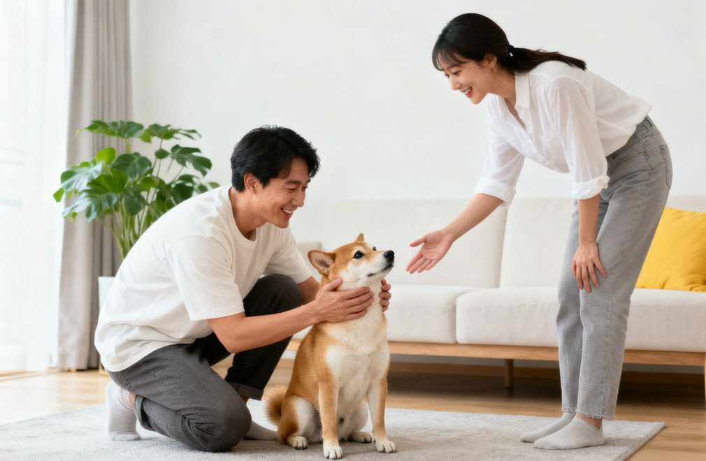 狗狗训练,客人适应,家庭访客,狗狗社交