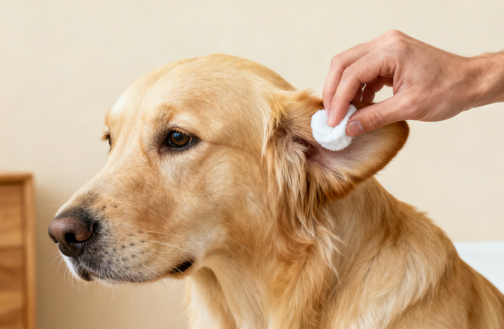 狗狗耳朵清理,耳螨预防,狗狗耳部护理