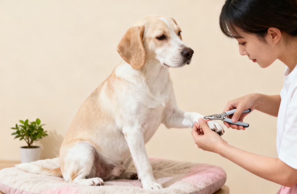 狗狗剪指甲,新手技巧,剪指甲技巧,狗狗护理