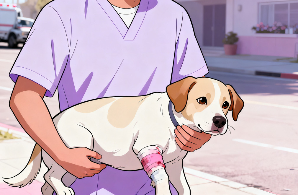 狗狗车祸,外伤处理,现场急救,搬运方法