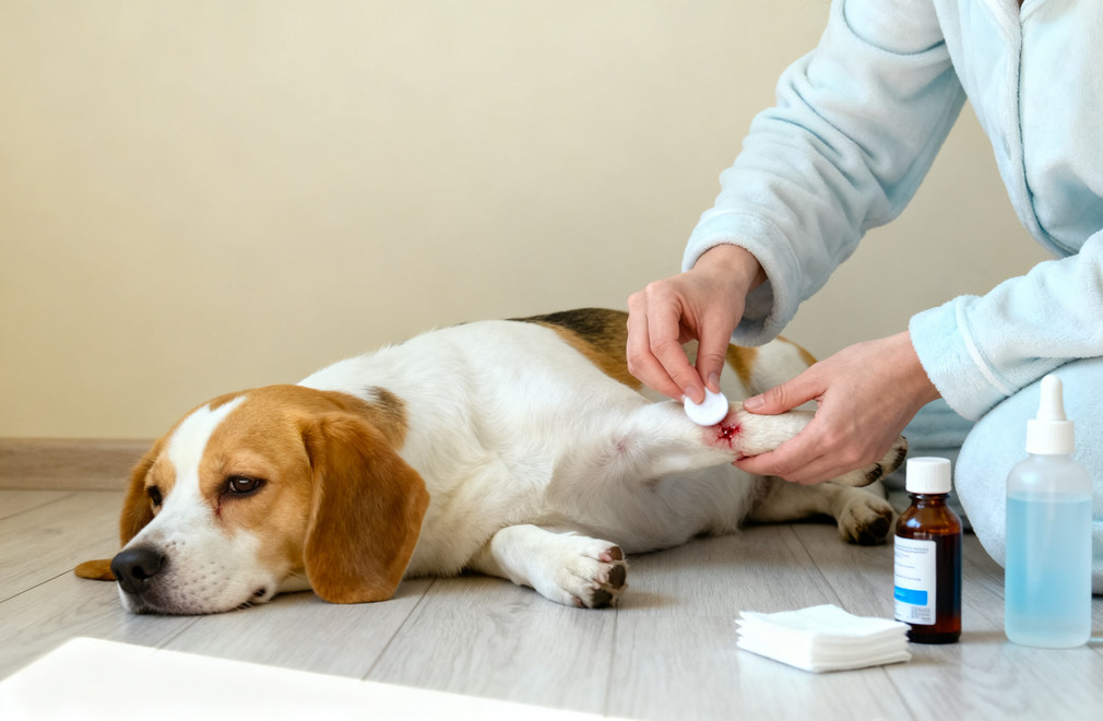 狗狗伤口清创,伤口处理,宠物护理,清创步骤