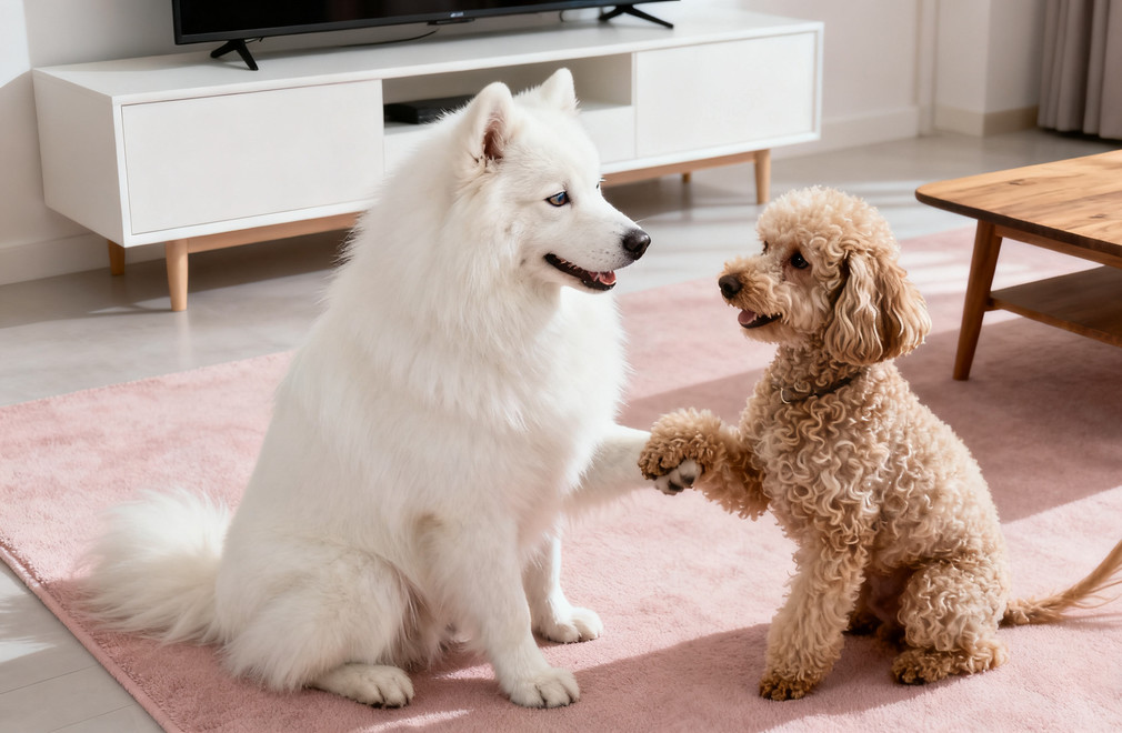 原住民狗接受新狗,狗狗相处,宠物适应,新狗融入家庭