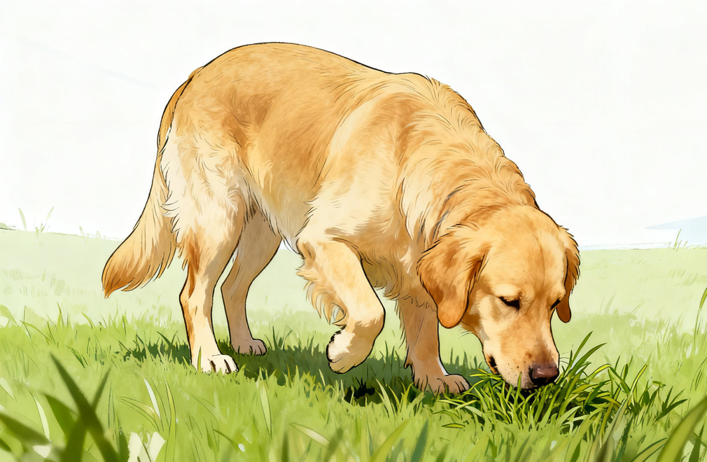 狗狗为什么吃草? 狗狗吃草,犬类行为,吃草原因,宠物健康