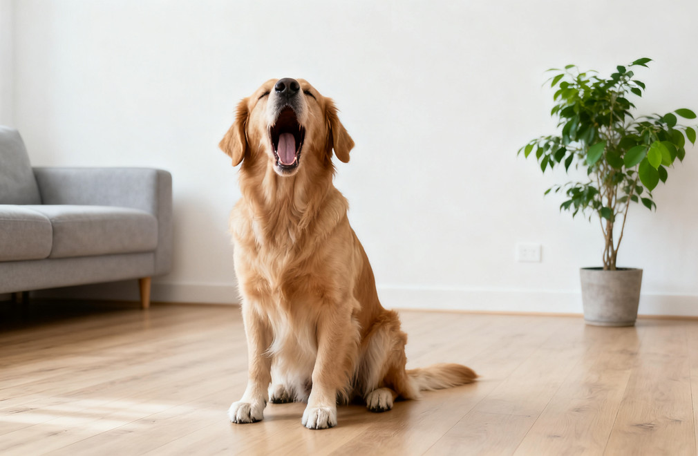 狗狗打哈欠,原因,行为解读