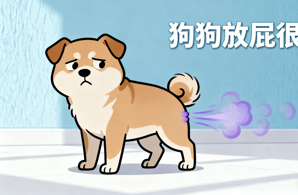 狗狗为什么放屁很臭? 狗狗放屁,放屁很臭,狗狗健康,原因分析