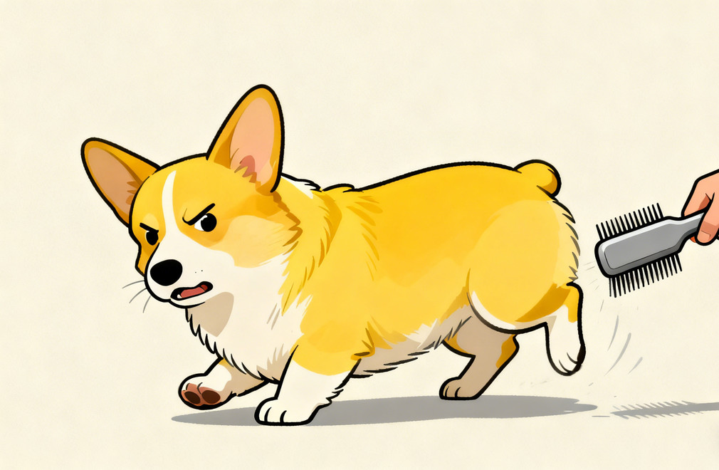 狗狗梳毛,不让梳毛,梳毛技巧,宠物梳毛