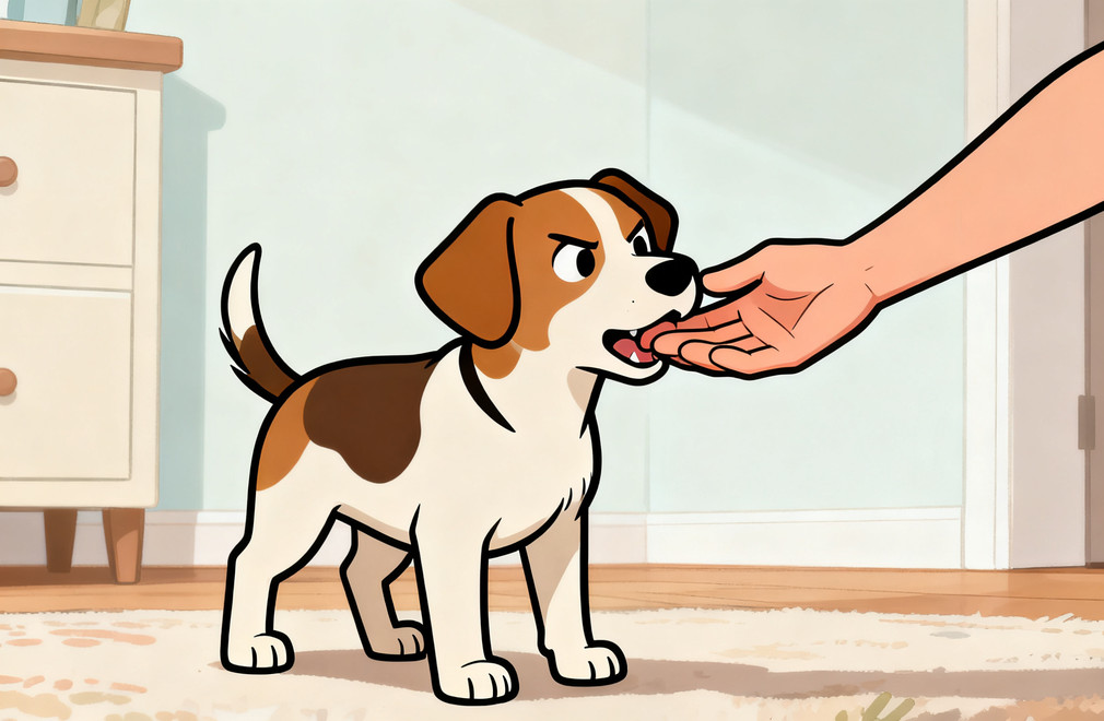 狗狗咬手,纠正方法,狗狗训练,宠物行为纠正