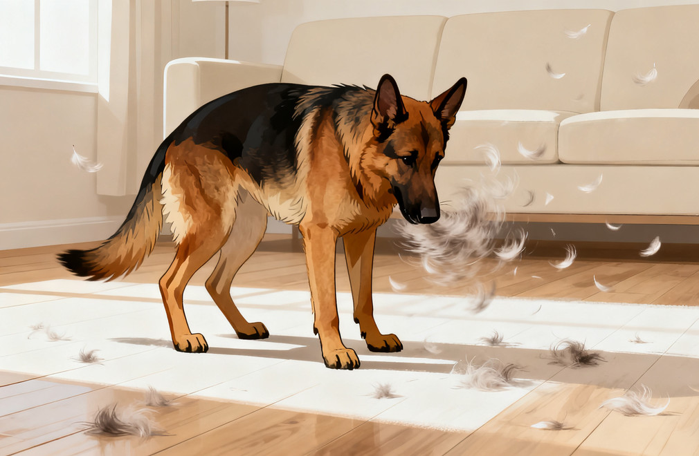 德牧掉毛厉害吗? 德牧,掉毛,德国牧羊犬,掉毛情况