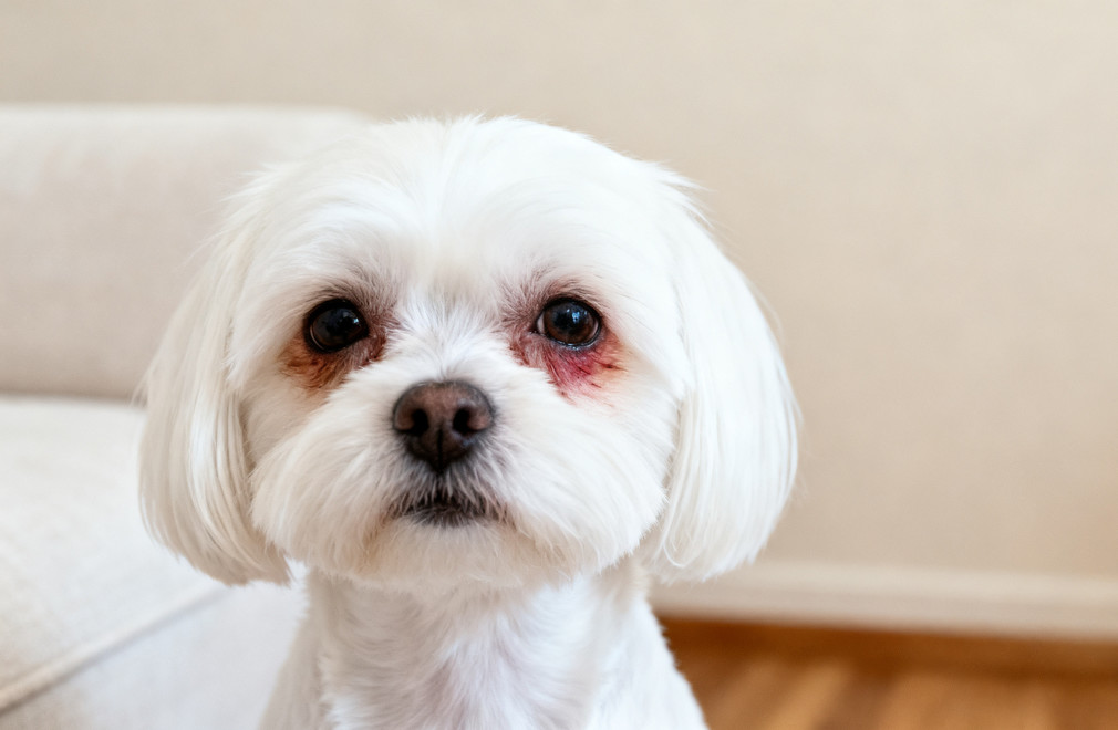 马尔济斯犬的泪痕为什么是红褐色的? 马尔济斯犬,泪痕,红褐色,原因