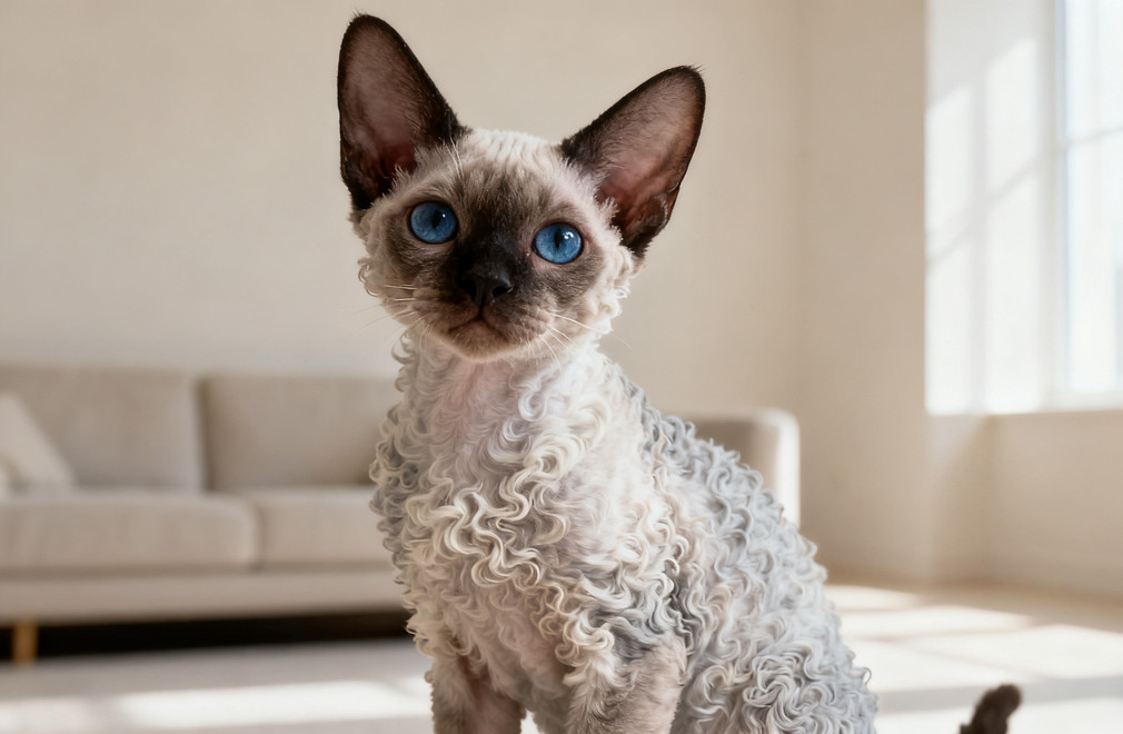 大耳朵猫咪有哪些?(暹罗、德文等)精灵般的存在 大耳朵猫咪,暹罗猫,德文卷毛猫,精灵猫咪