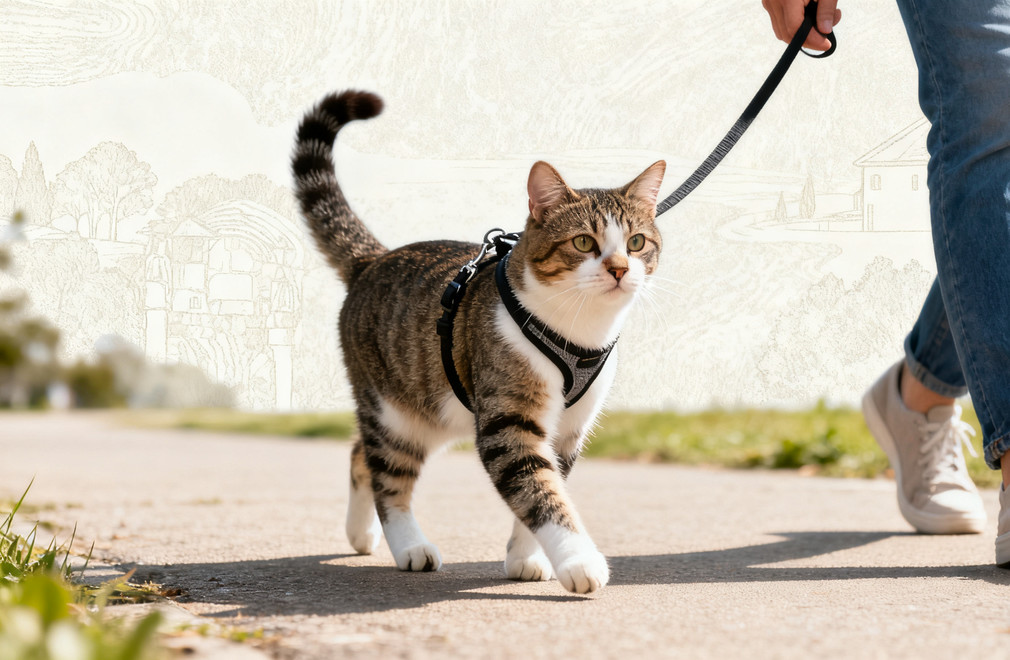 可以带出门遛的猫咪品种,猫咪品种,遛猫,养猫新体验