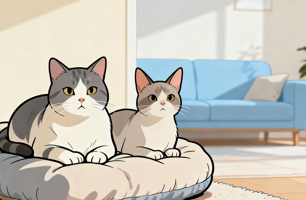 公猫母猫对比,结扎前后性格差异