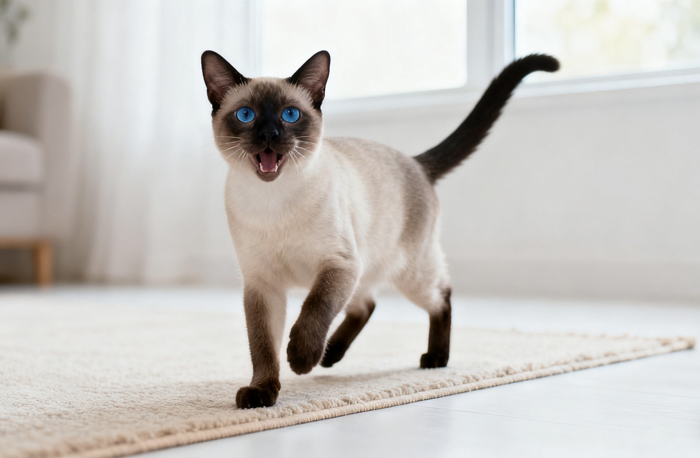 暹罗猫:话痨界的颜值担当,饲养注意事项 暹罗猫,话痨,颜值担当,饲养注意事项