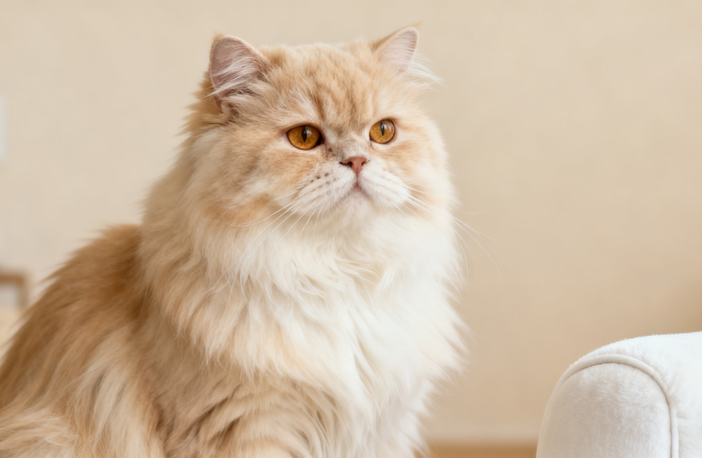 波斯猫:优雅的“猫中王妃”,长毛打理全攻略 波斯猫,优雅,长毛打理,猫中王妃