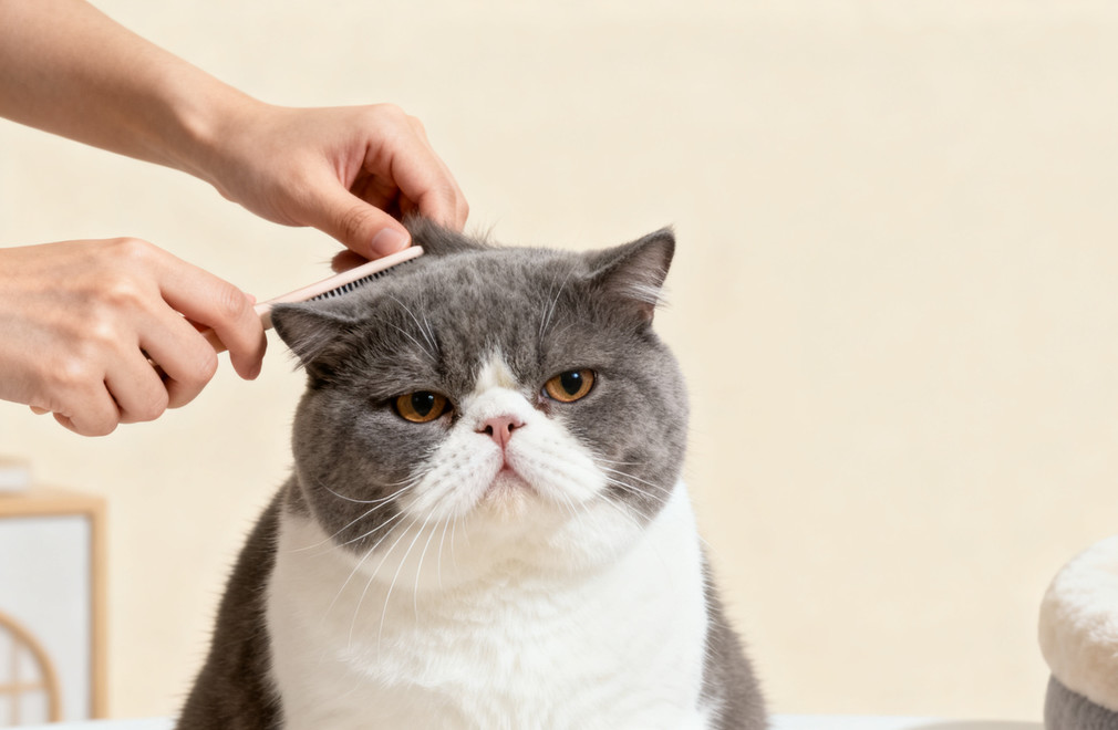 异国短毛猫(加菲猫):扁脸猫的独特魅力与护理 异国短毛猫,加菲猫,扁脸猫,猫护理