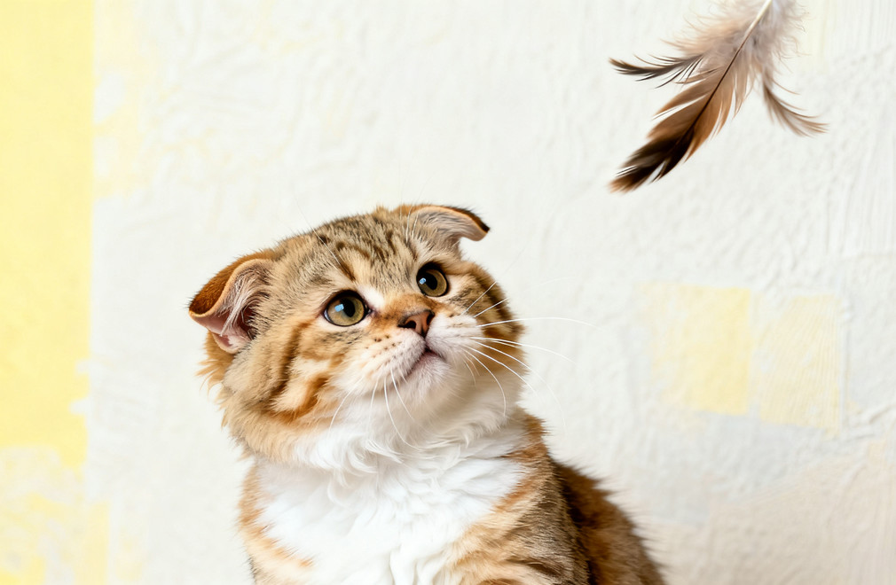 美国卷耳猫,反向折耳,幸运儿,好奇心旺盛