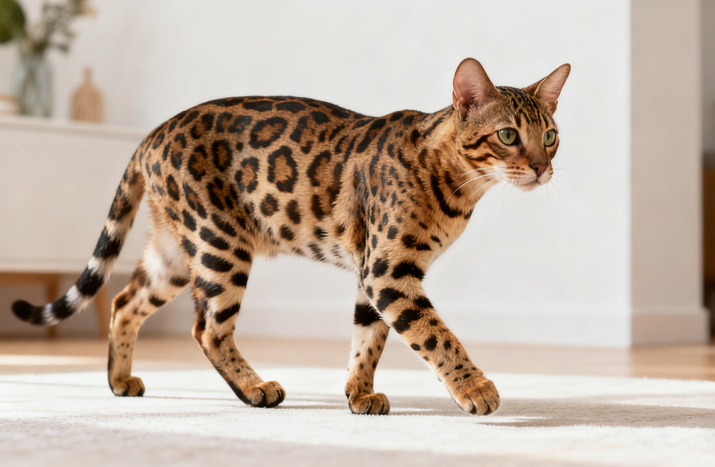 埃及猫:斑点纹路的自然品种,速度与优雅并存 埃及猫,斑点纹路,自然品种,速度与优雅