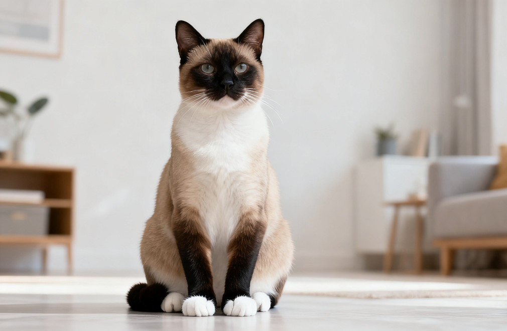 重点色短毛猫,性格温和,绅士猫,手套猫