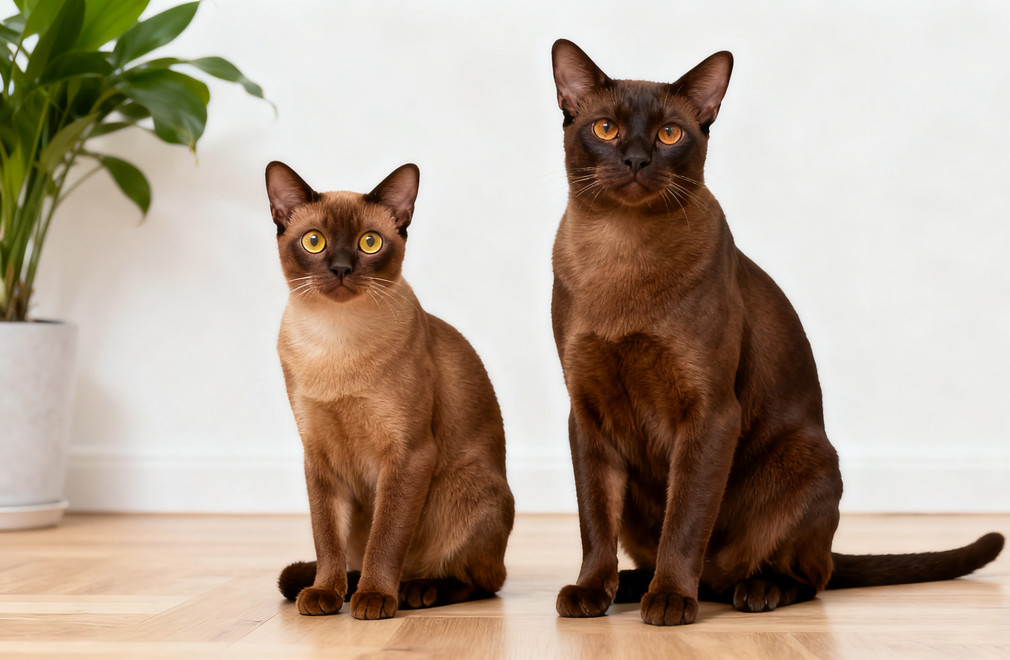 欧洲缅甸猫,美国缅甸猫,品种差异