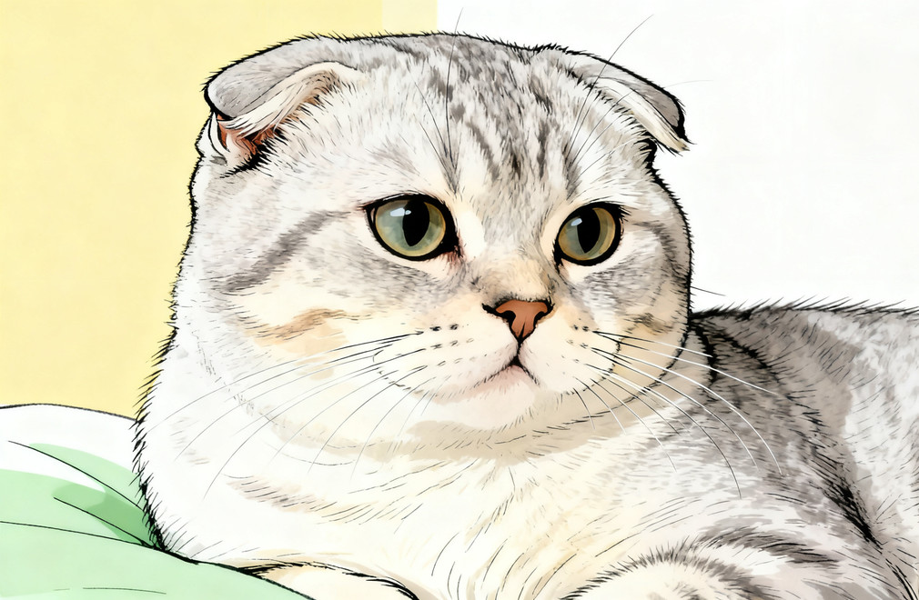 苏格兰折耳猫饲养友好度测评,健康风险是否被高估? 苏格兰折耳猫,饲养友好度,健康风险,测评