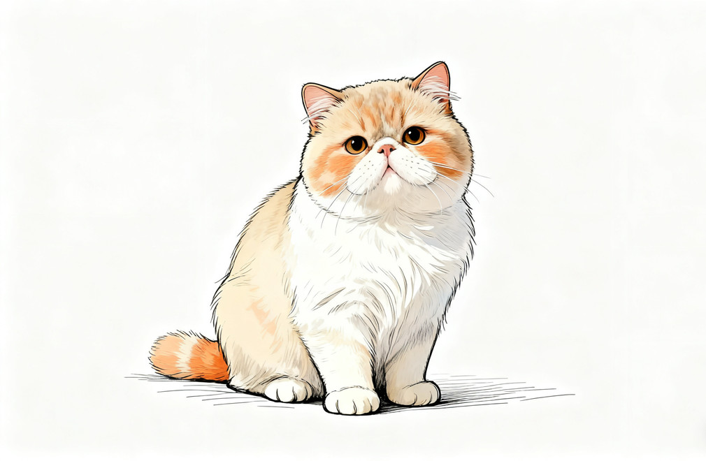 异国短毛猫,加菲猫,波斯猫,美国短毛猫