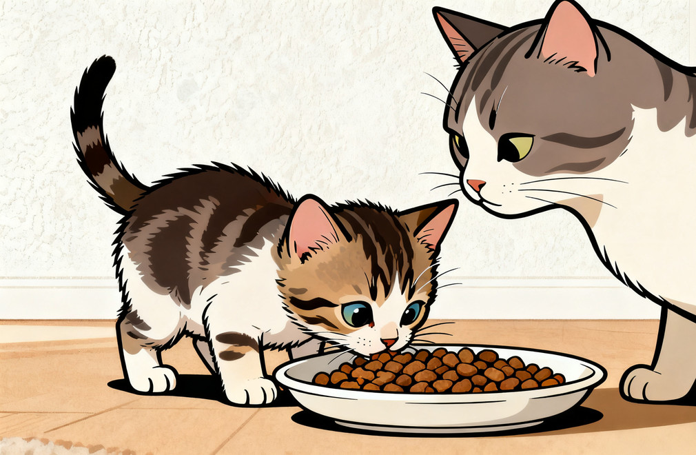 幼猫断奶,母乳过渡,猫粮过渡,断奶攻略