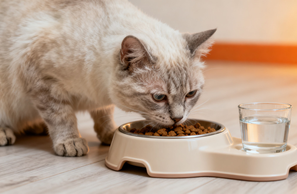 《如何为有认知功能障碍的老年猫安排饮食?》 老年猫,认知功能障碍,饮食安排