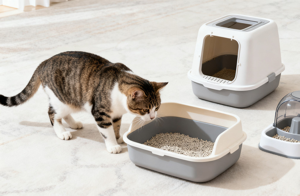 《如何为猫咪选择合适的猫砂盆?(开放式、封闭式、自动式)》 猫咪猫砂盆选择,开放式猫砂盆,封闭式猫砂盆,自动猫砂盆
