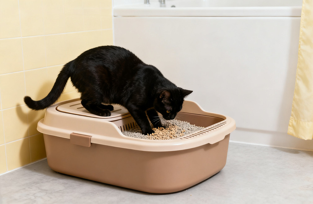 训练猫咪上厕所,猫咪指定地点如厕,猫咪浴室如厕训练,猫咪如厕训练