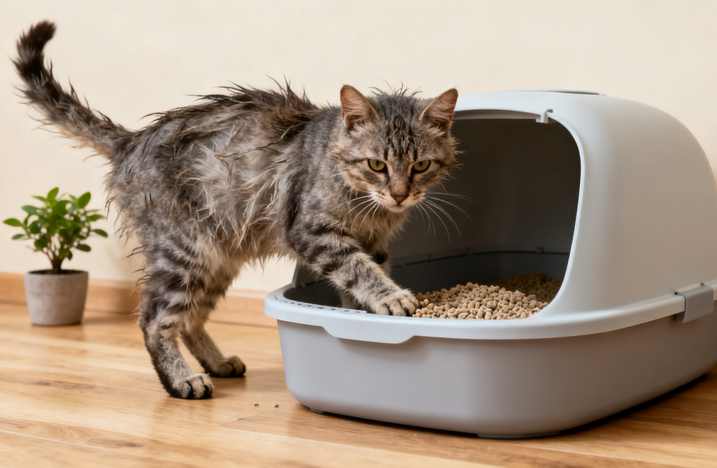 《如何训练流浪猫/救助猫使用猫砂盆?》 流浪猫训练,救助猫,猫砂盆使用,猫砂盆训练