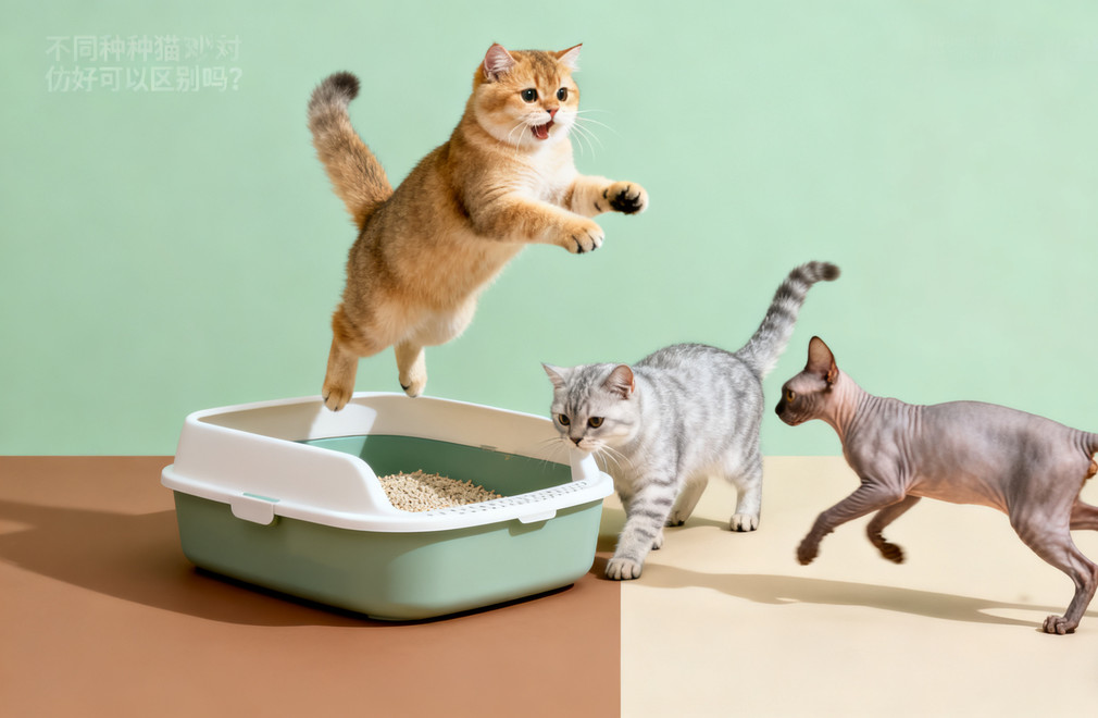 猫咪品种,猫砂盆,偏好区别