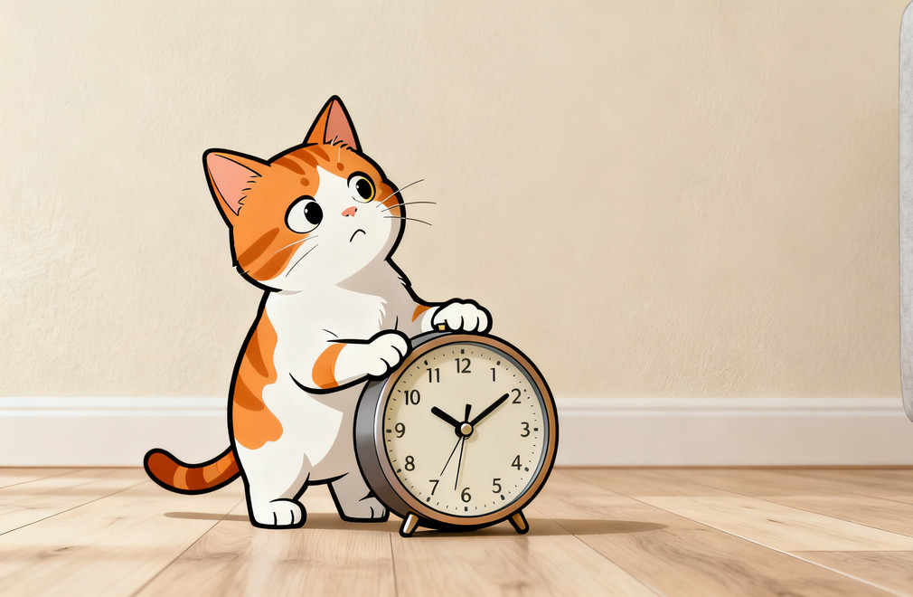 猫咪,时间观念