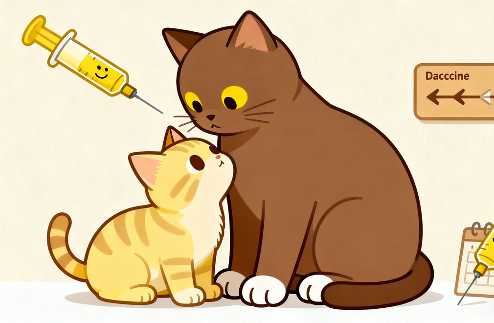 《猫咪疫苗接种时间表(幼猫到成猫)一张图看懂》 猫咪疫苗,接种时间表,幼猫疫苗,成猫疫苗