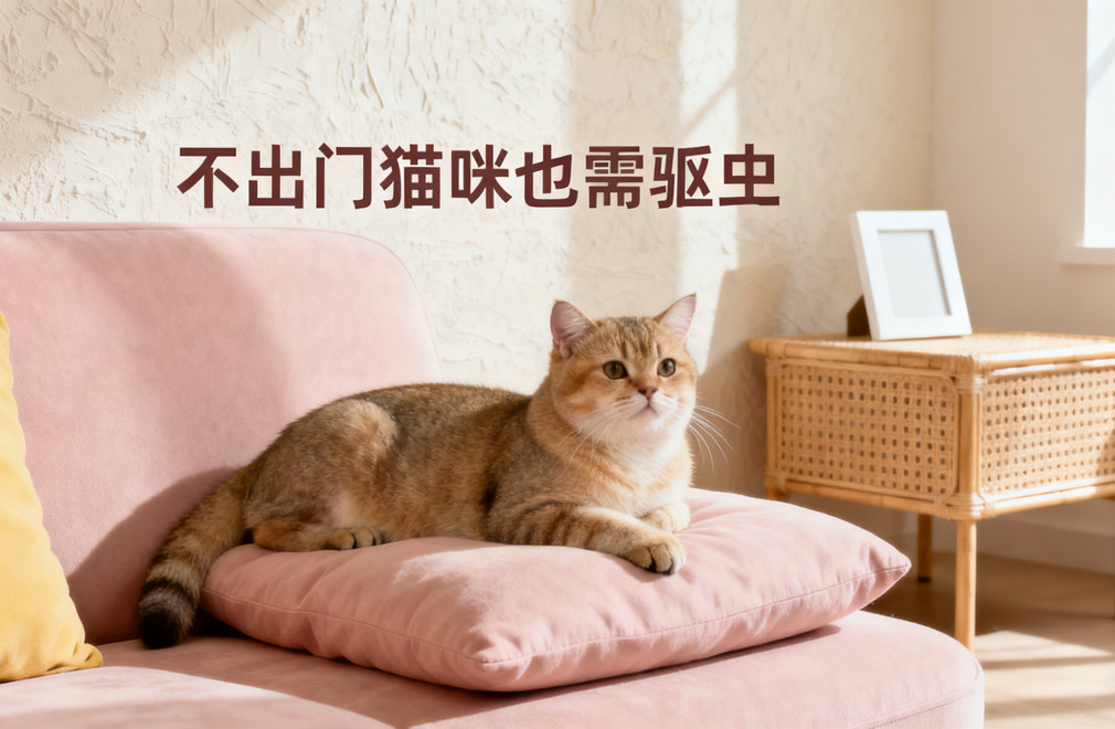 《猫咪驱虫常见误区:不出门就不用驱虫?》 猫咪驱虫,驱虫误区,不出门驱虫,驱虫知识