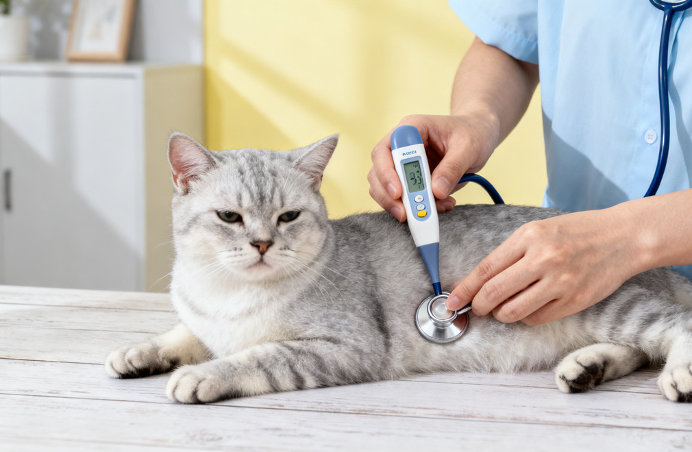 猫咪体温测量,猫咪心率测量,猫咪正常体温,猫咪正常心率