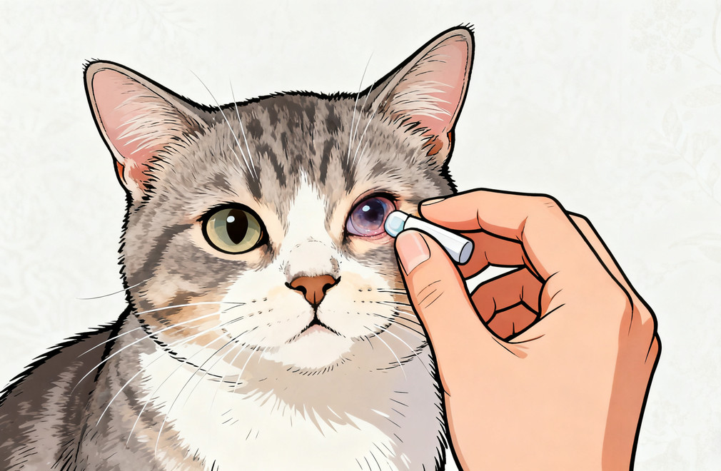 猫咪眼周清洁,泪痕,眼屎,清洁教程