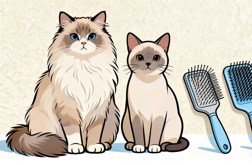 猫咪梳毛,长毛猫梳子,短毛猫梳子,梳毛手法