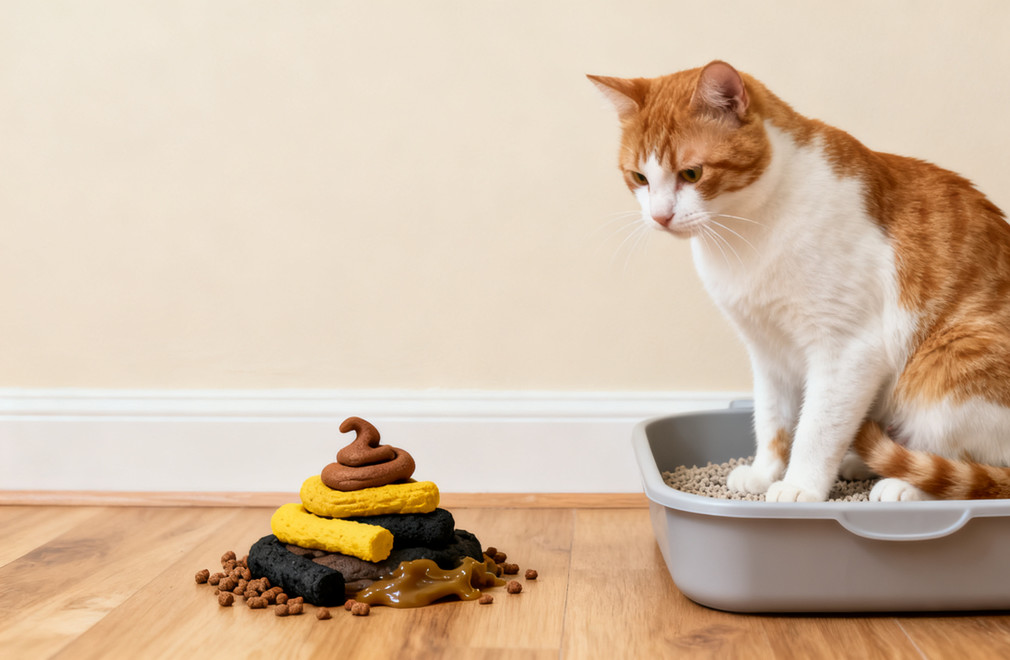 《猫咪便便健康自查图鉴:颜色、形状、软硬度的秘密》 猫咪便便,健康自查,颜色形状,软硬度