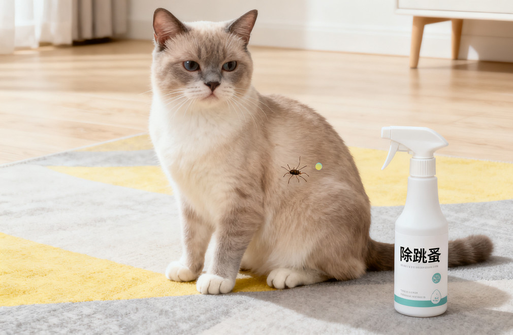 《猫咪身上有跳蚤怎么办?如何彻底清除?》 猫咪跳蚤,清除方法,彻底清除,跳蚤处理