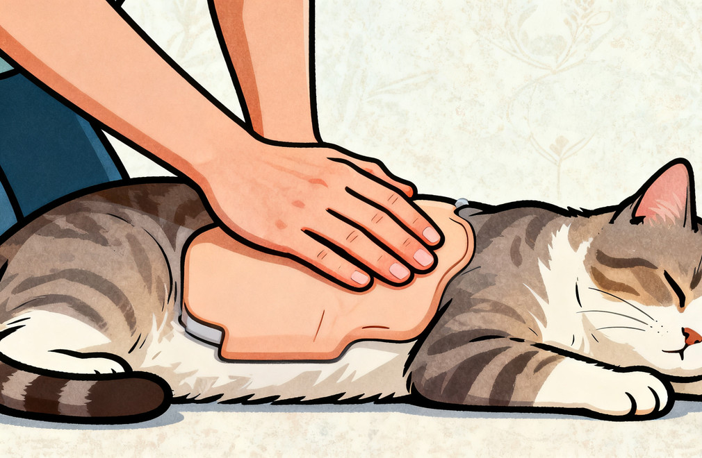 《猫咪心肺复苏(CPR)操作步骤图解》 猫咪心肺复苏,CPR,操作步骤,图解