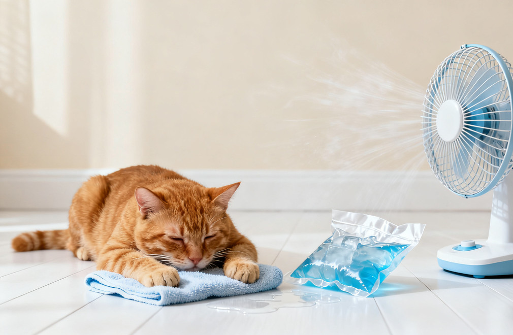 《猫咪中暑的现场快速降温与送医前处理》 猫咪中暑,快速降温,送医前处理